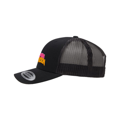 SpinQueen, Embroidered Logo, Retro Trucker Cap