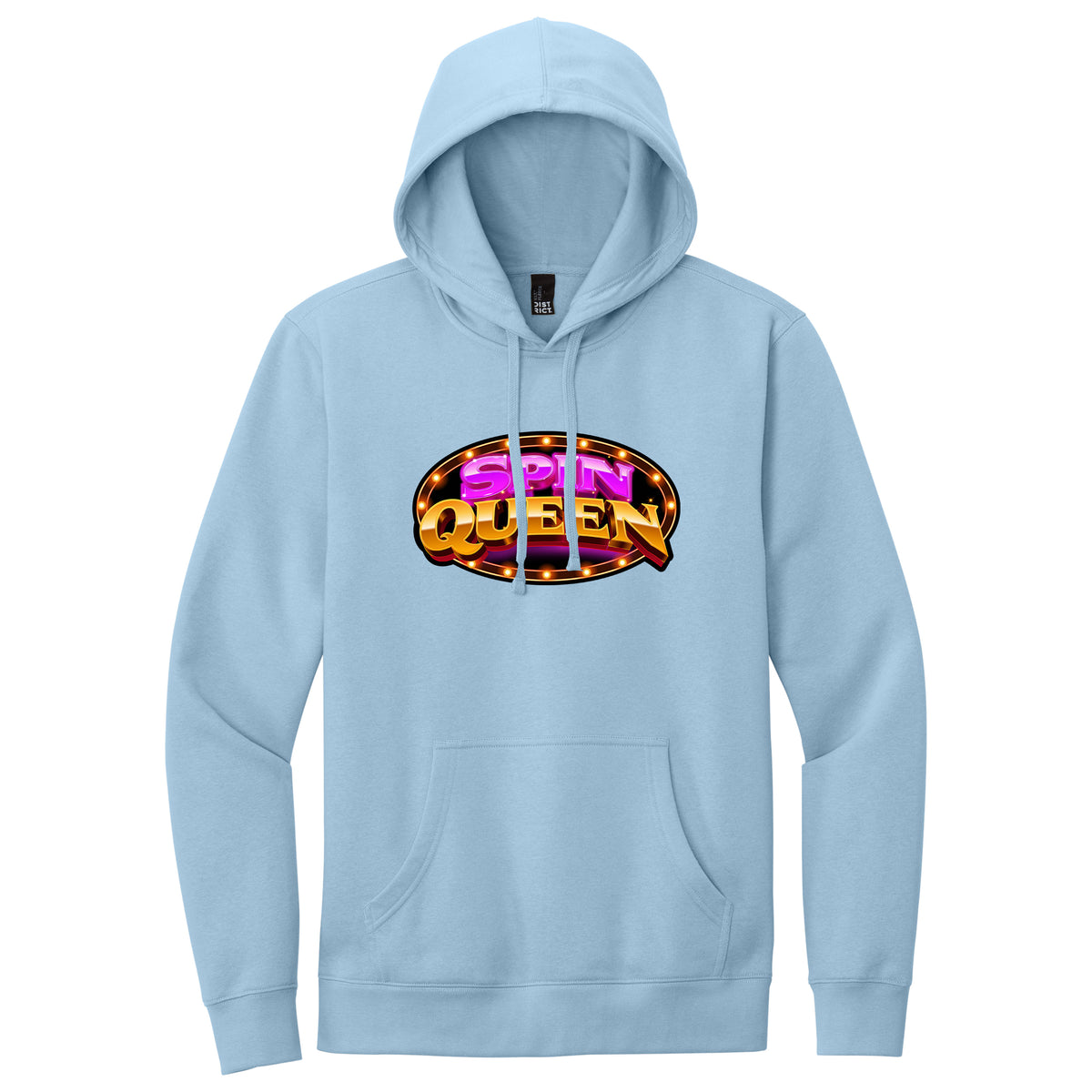 SpinQueen Unisex Fleece Hoodie - Ice Blue
