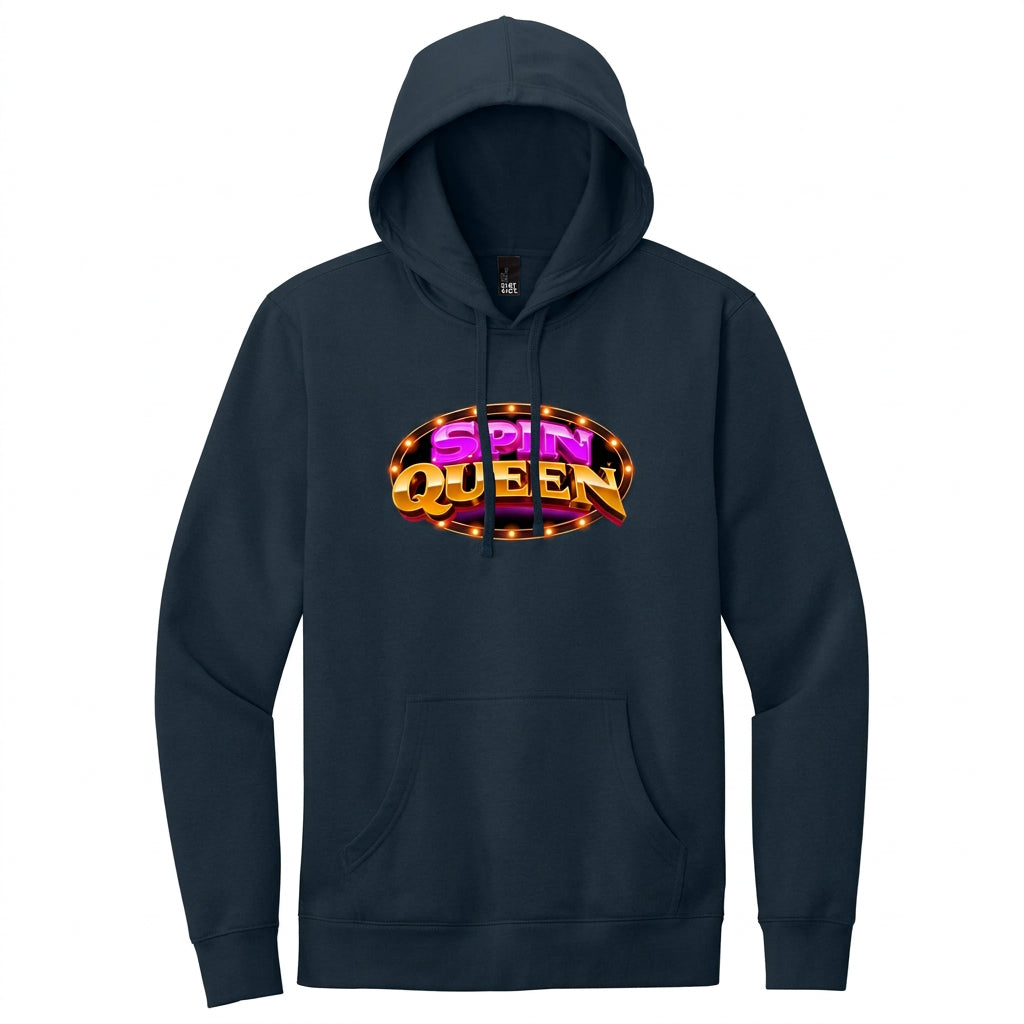 SpinQueen Unisex Fleece Hoodie - Navy