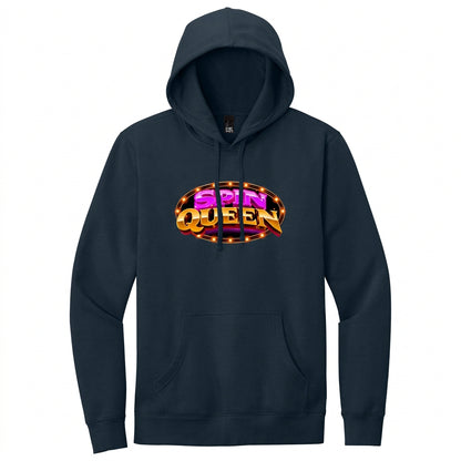 SpinQueen Unisex Fleece Hoodie - Navy