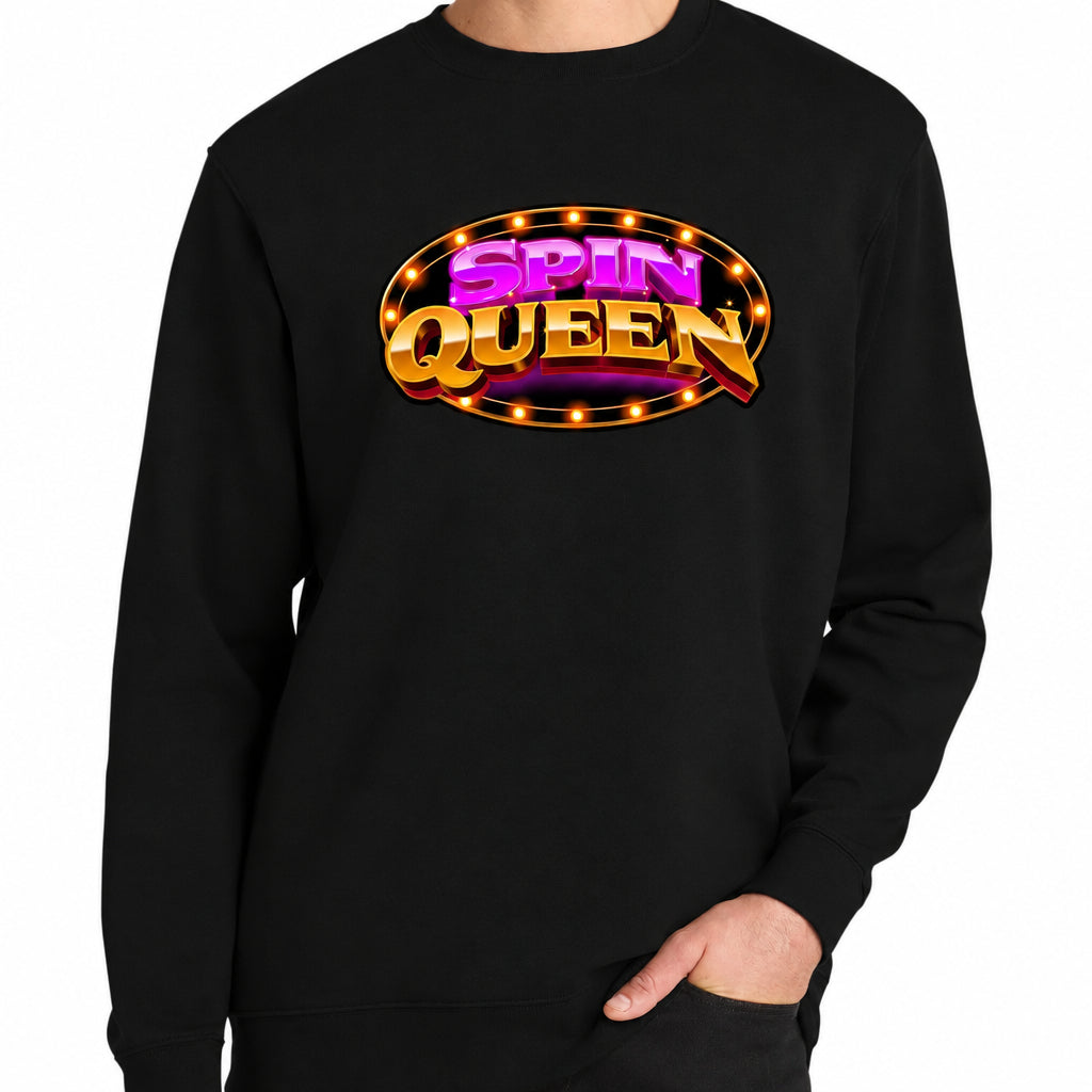 SpinQueen Men's V.I.T.™ Fleece Crew - Black