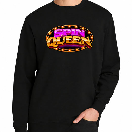 SpinQueen Men's V.I.T.™ Fleece Crew - Black