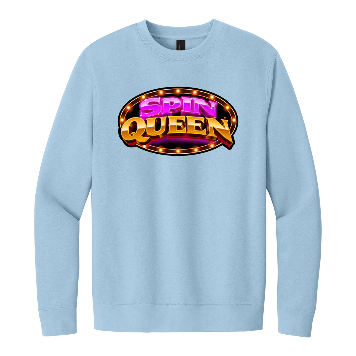 SpinQueen Men's V.I.T.™ Fleece Crew - Ice Blue