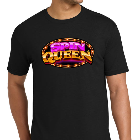 SpinQueen Men's Tri Blend T-Shirt - Black