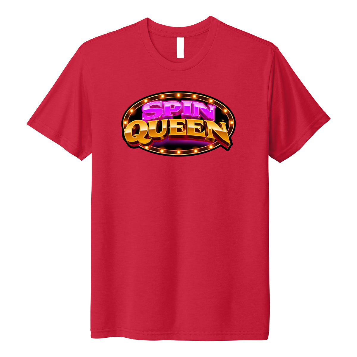 SpinQueen Men's Tri Blend T-Shirt - Red