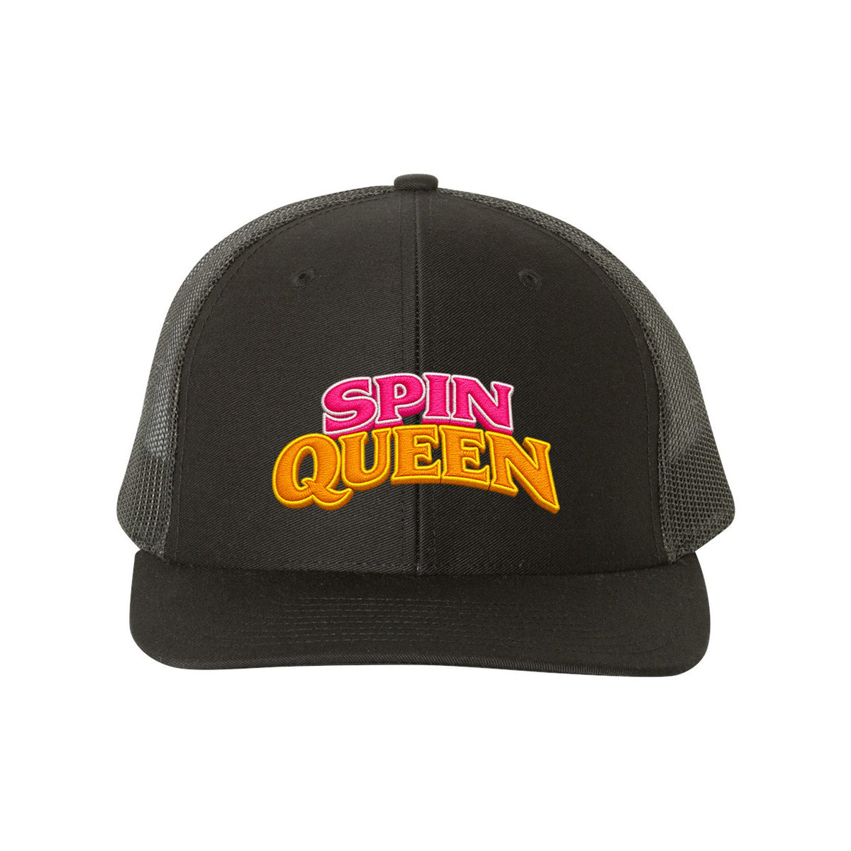 SpinQueen, Embroidered Logo, Richardson Trucker Cap