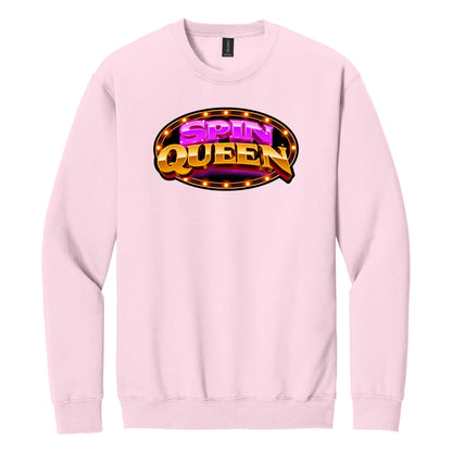 SpinQueen Unisex Softstyle® Crewneck Sweatshirt - Light Pink