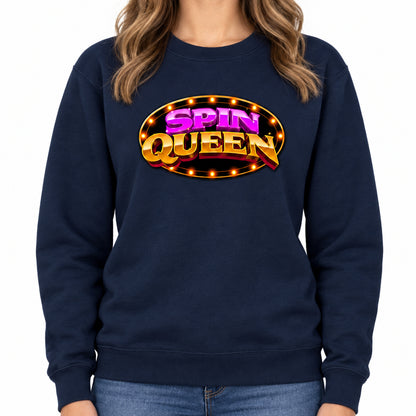 SpinQueen Unisex Softstyle® Crewneck Sweatshirt - Navy