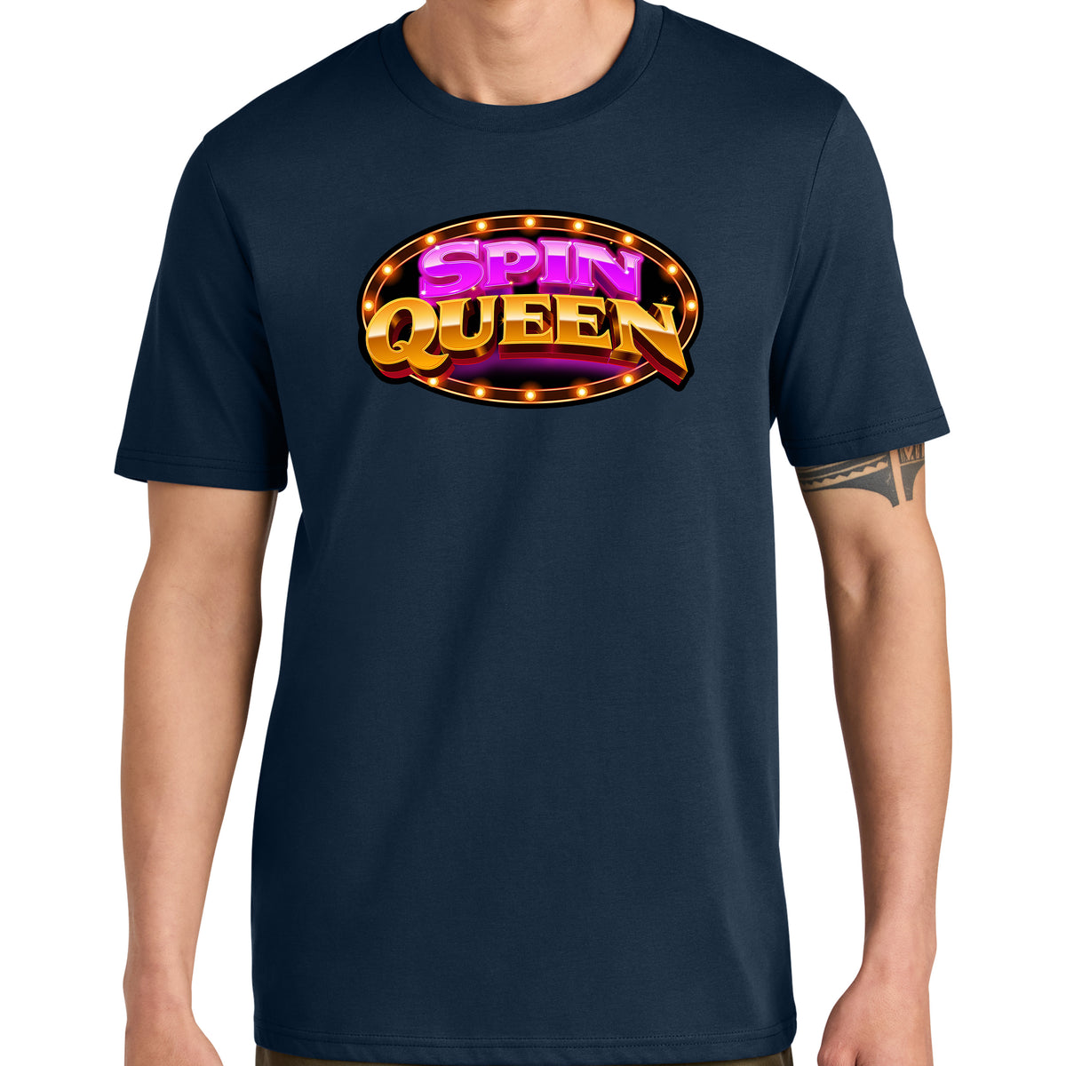 SpinQueen Unisex T-Shirt -  Navy