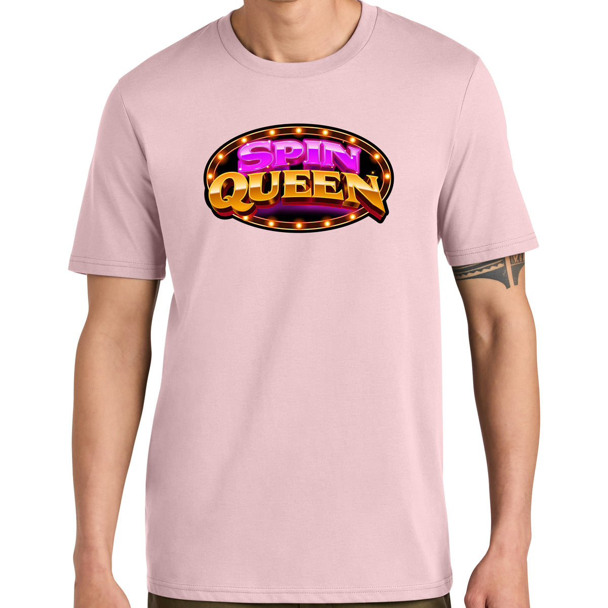 SpinQueen Unisex T-Shirt -  Pink