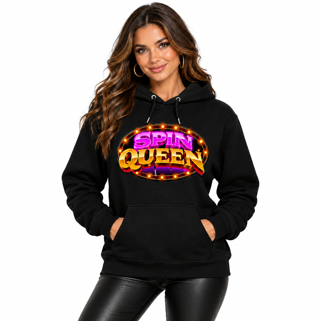 SpinQueen Unisex Cruiser 2.0 Hooded Sweatshirt - Black