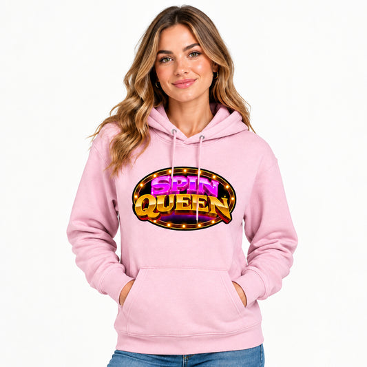 SpinQueen Unisex Cruiser 2.0 Hooded Sweatshirt - Cotton Pink