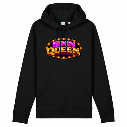 SpinQueen Unisex Drummer 2.0 Hooded Sweatshirt - Black