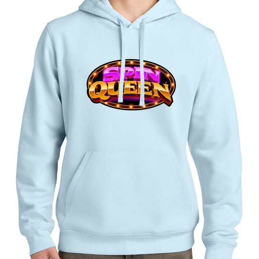 SpinQueen Unisex Drummer 2.0 Hooded Sweatshirt - Blue Ice
