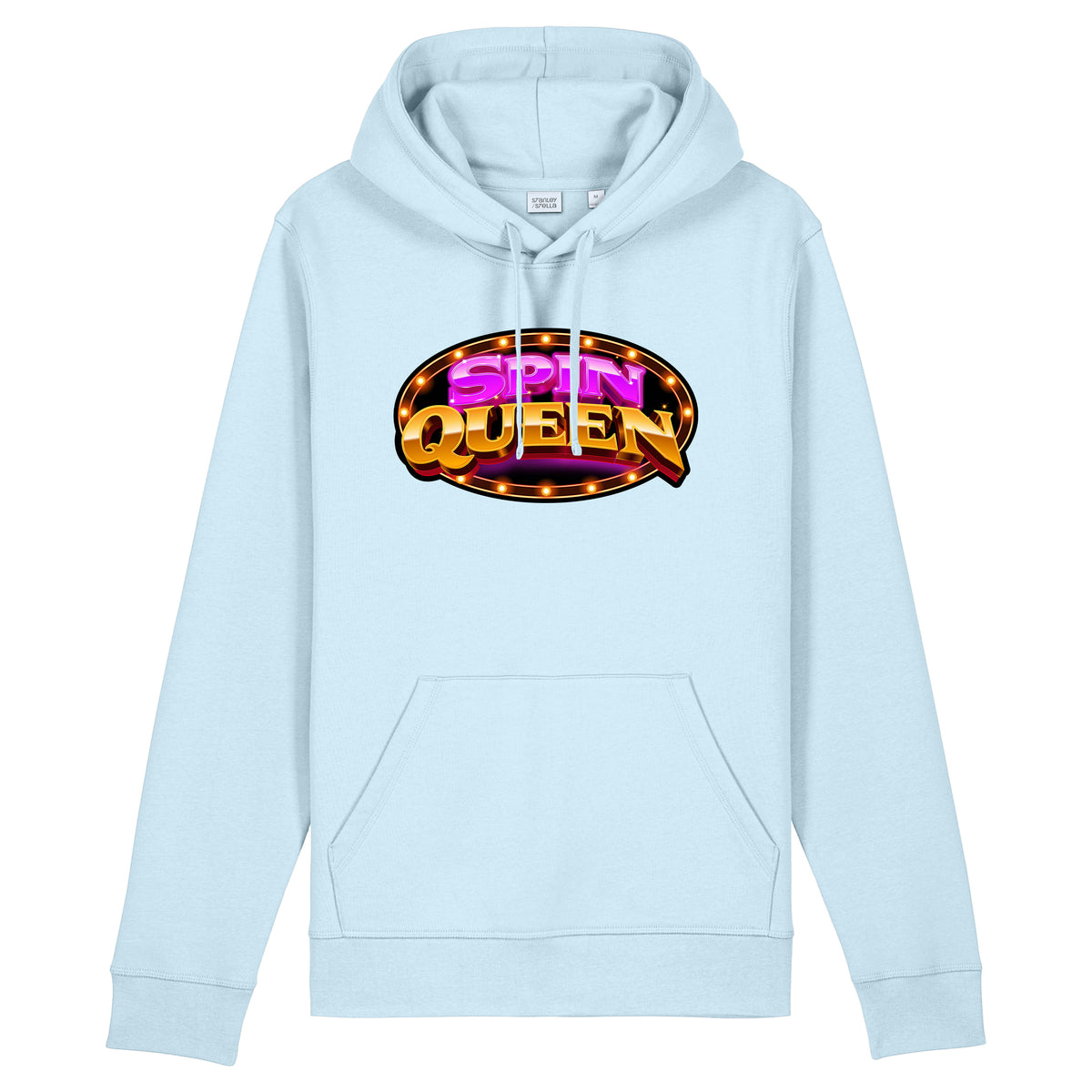 SpinQueen Unisex Drummer 2.0 Hooded Sweatshirt - Blue Ice