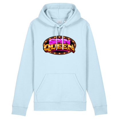 SpinQueen Unisex Drummer 2.0 Hooded Sweatshirt - Blue Ice