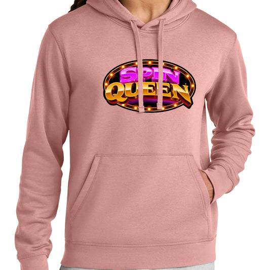 SpinQueen Unisex Drummer 2.0 Hooded Sweatshirt - Canyon Pink