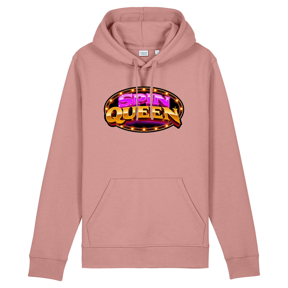SpinQueen Unisex Drummer 2.0 Hooded Sweatshirt - Canyon Pink