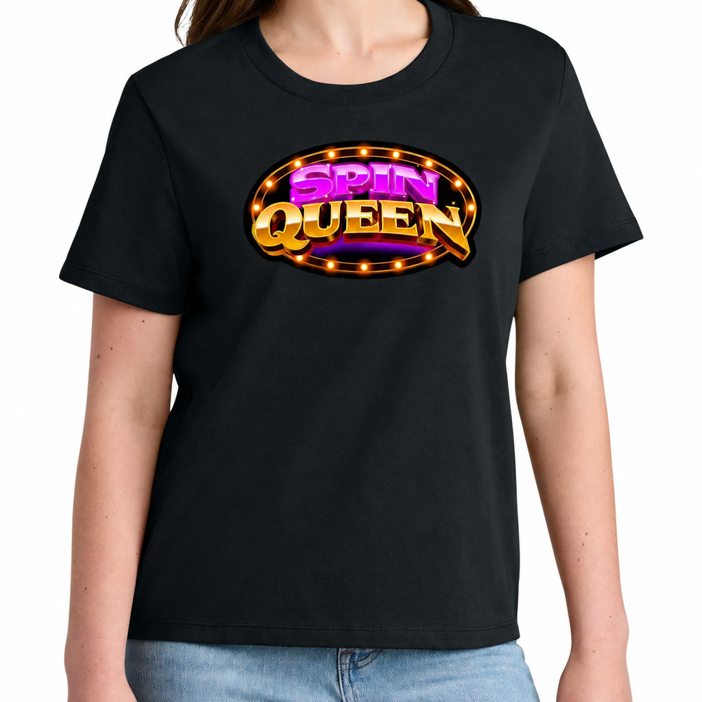 SpinQueen Women’s Muser Tee - Black