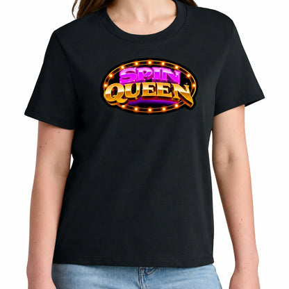 SpinQueen Women’s Muser Tee - Black