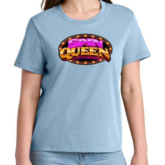 SpinQueen Women’s Muser Tee - Blue Soul