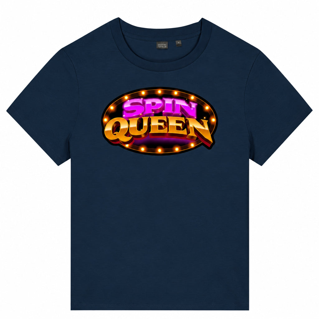 SpinQueen Women’s Muser Tee - Navy