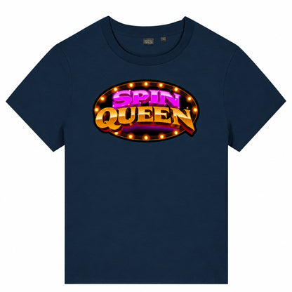 SpinQueen Women’s Muser Tee - Navy